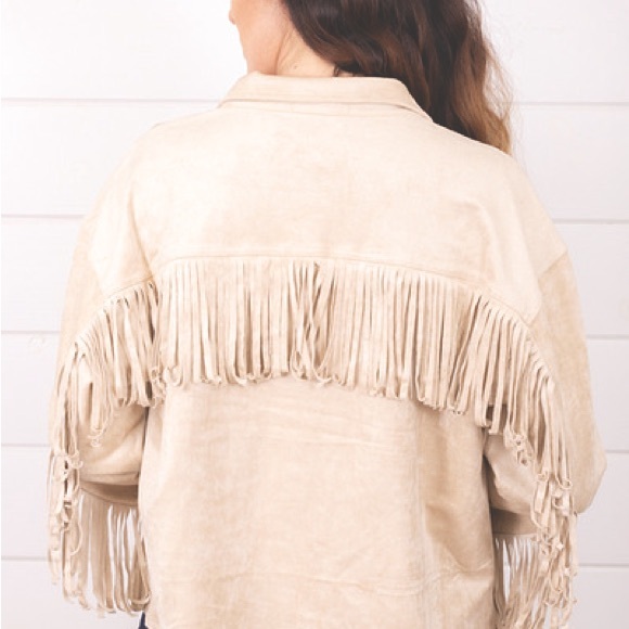 Super soft cowboy fringe jacket by Wishlist. - Picture 3 of 9